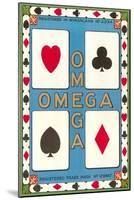 Omega Playing Card-null-Mounted Art Print