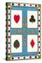 Omega Playing Card-null-Stretched Canvas