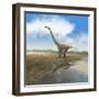 Omeisaurus Tianfuensis, an Euhelopus Auropod from the Jurassic Period-null-Framed Art Print