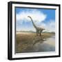 Omeisaurus Tianfuensis, an Euhelopus Auropod from the Jurassic Period-null-Framed Art Print