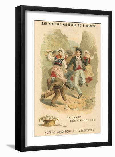 Omelette Dance-null-Framed Giclee Print