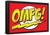 OMFG! Comic Pop-Art Art Print Poster-null-Framed Poster