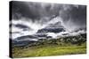 Ominous Clouds on Hidden Lake Trail-Dean Fikar-Stretched Canvas