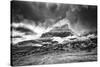 Ominous Clouds on Hidden Lake Trail-Dean Fikar-Stretched Canvas