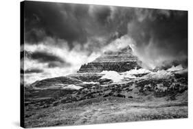 Ominous Clouds on Hidden Lake Trail-Dean Fikar-Stretched Canvas