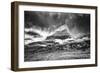 Ominous Clouds on Hidden Lake Trail-Dean Fikar-Framed Photographic Print