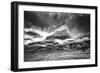 Ominous Clouds on Hidden Lake Trail-Dean Fikar-Framed Photographic Print