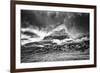 Ominous Clouds on Hidden Lake Trail-Dean Fikar-Framed Photographic Print