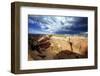 Ominous Sky, Canyon De Chelly, Arizona-George Oze-Framed Photographic Print