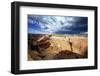 Ominous Sky, Canyon De Chelly, Arizona-George Oze-Framed Photographic Print