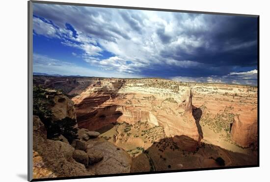 Ominous Sky, Canyon De Chelly, Arizona-George Oze-Mounted Photographic Print