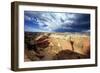 Ominous Sky, Canyon De Chelly, Arizona-George Oze-Framed Photographic Print