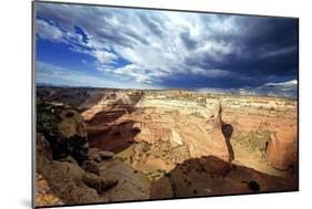 Ominous Sky, Canyon De Chelly, Arizona-George Oze-Mounted Photographic Print