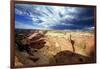 Ominous Sky, Canyon De Chelly, Arizona-George Oze-Framed Photographic Print