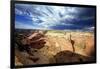 Ominous Sky, Canyon De Chelly, Arizona-George Oze-Framed Photographic Print