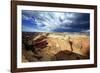 Ominous Sky, Canyon De Chelly, Arizona-George Oze-Framed Photographic Print