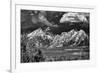 Ominous Storm Clouds over the Tetons-Dean Fikar-Framed Photographic Print