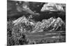 Ominous Storm Clouds over the Tetons-Dean Fikar-Mounted Photographic Print