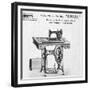 Omnia' Sewing Machines Advertisement, 20th Century-null-Framed Giclee Print