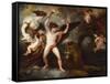 Omnia Vincit Amor, or The Power of Love in the Three Elements, 1809-Benjamin West-Framed Stretched Canvas