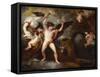 Omnia Vincit Amor, or The Power of Love in the Three Elements, 1809-Benjamin West-Framed Stretched Canvas