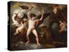 Omnia Vincit Amor, or The Power of Love in the Three Elements, 1809-Benjamin West-Stretched Canvas