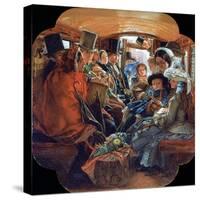 Omnibus Life in London, 1859-William Maw Egley-Stretched Canvas