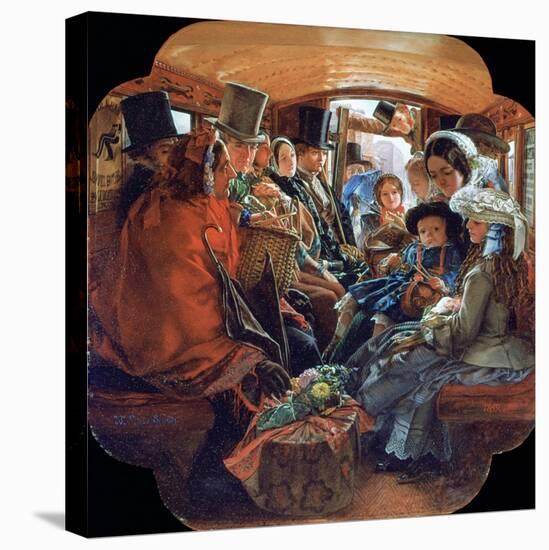 Omnibus Life in London, 1859-William Maw Egley-Stretched Canvas