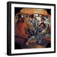 Omnibus Life in London, 1859-William Maw Egley-Framed Premium Giclee Print