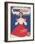 Omo, Washing Powder Detergent, UK, 1950-null-Framed Giclee Print