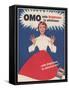 Omo, Washing Powder Detergent, UK, 1950-null-Framed Stretched Canvas