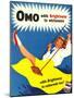 Omo, Washing Powder Products Detergent, UK, 1950-null-Mounted Giclee Print