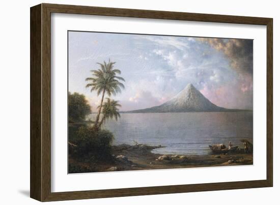 Omotepe Volcano, Nicaragua, 1867-Martin Johnson Heade-Framed Giclee Print