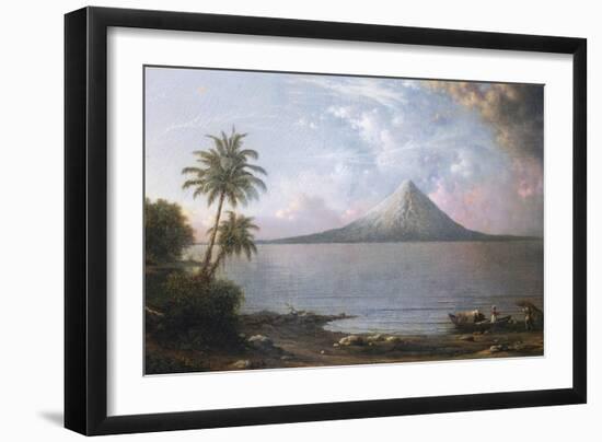 Omotepe Volcano, Nicaragua, 1867-Martin Johnson Heade-Framed Giclee Print