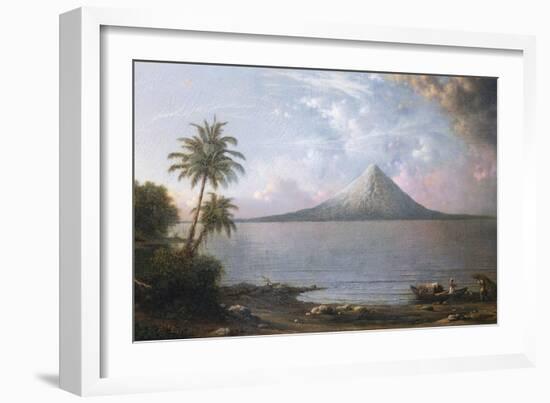 Omotepe Volcano, Nicaragua, 1867-Martin Johnson Heade-Framed Giclee Print