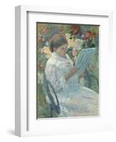 On a Balcony, 1878-79-Mary Stevenson Cassatt-Framed Giclee Print