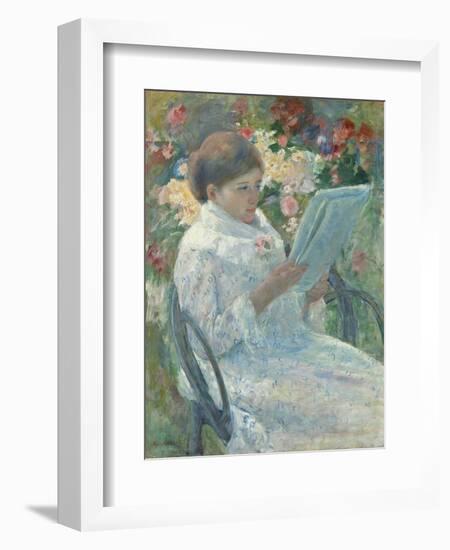 On a Balcony, 1878-79-Mary Stevenson Cassatt-Framed Giclee Print