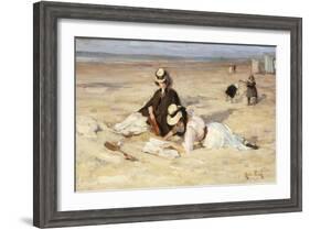 On a Beach-Maurice Blieck-Framed Giclee Print