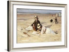 On a Beach-Maurice Blieck-Framed Giclee Print