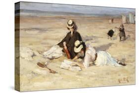 On a Beach-Maurice Blieck-Stretched Canvas