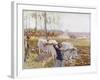 On a Fine Autumn Day British Cavalry Advance-Gilbert Holiday-Framed Art Print