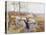 On a Fine Autumn Day British Cavalry Advance-Gilbert Holiday-Stretched Canvas