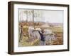 On a Fine Autumn Day British Cavalry Advance-Gilbert Holiday-Framed Art Print