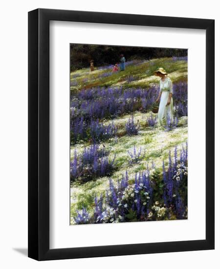 On a Hill, 1914-Charles Courtney Curran-Framed Giclee Print