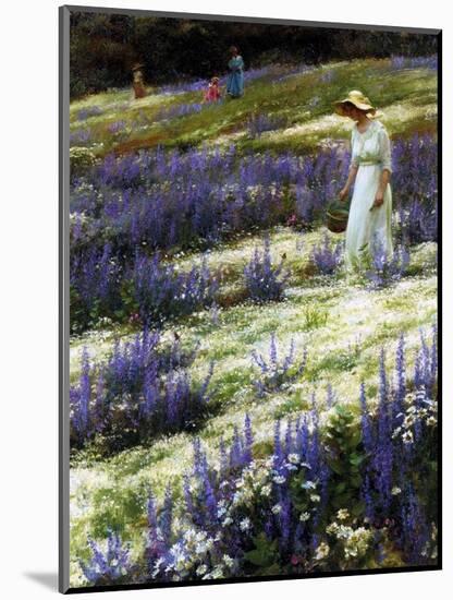 On a Hill, 1914-Charles Courtney Curran-Mounted Giclee Print