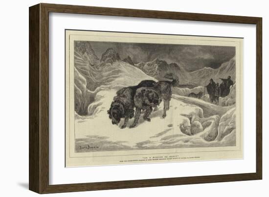 On a Mission of Mercy-Basil Bradley-Framed Giclee Print