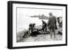 On a Pebble Beach at Omaha Beach-null-Framed Photographic Print