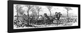 On a Road Near St Petersburg, Russia, 1882-null-Framed Giclee Print