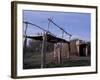 On-A-Slant Indian Village, Fort Abrham, Lincoln State Park, North Dakota, USA-Connie Ricca-Framed Photographic Print