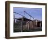 On-A-Slant Indian Village, Fort Abrham, Lincoln State Park, North Dakota, USA-Connie Ricca-Framed Photographic Print